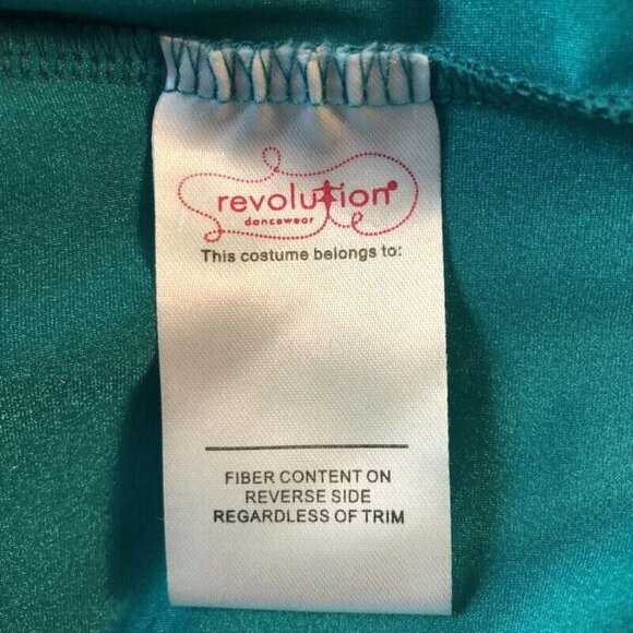 Revolution Dancewear Costume Girls Child Large 2 Pc Let It Roll Style # 635 - Picture 7 of 9